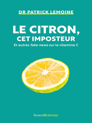 cover image of Le citron, cet imposteur